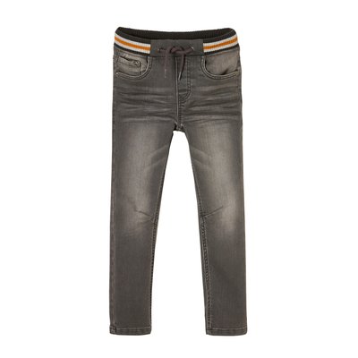 Pantalon droit en molleton effet denim VERTBAUDET