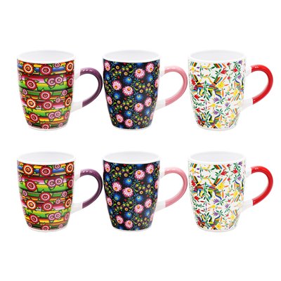 Lot de 6 mugs, MUCHACHA ARTIME