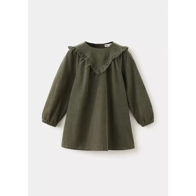Robe en drap détail volant MANGO BABY