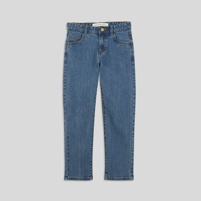 Pantalon en jean droit contenant du coton BIO MONOPRIX