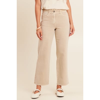 Jean large 7/8ème taille haute BREAL