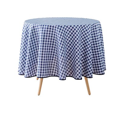 Nappe ronde Collection Vichy DOUCEUR D'INTÉRIEUR