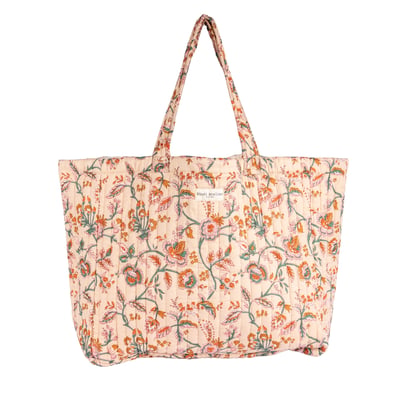 Sac cabas en coton matelassé BINDI ATELIER