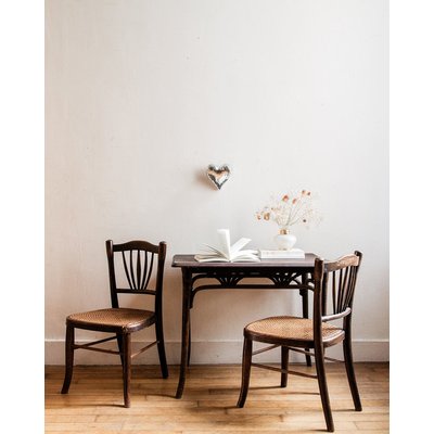 Ensemble 1 table et 2 chaises Baumann Ange N°1 - Bon état DEBONGOUT
