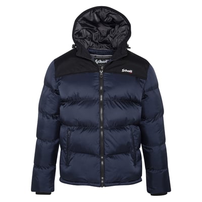 Doudoune bi-colore à capuche Utah 2 SCHOTT