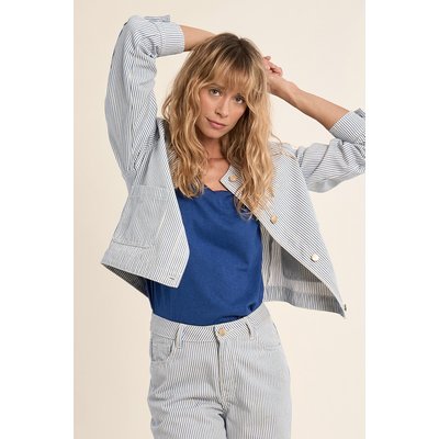 Veste rayée boutons contrastés MOLLY BRACKEN