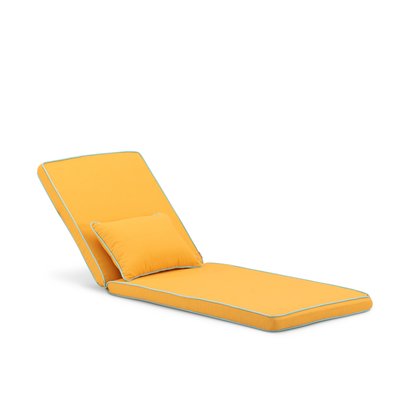 Coussin chaise longue, uni/liseré, Sanda DEFORA HOME