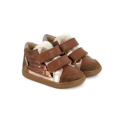 Baskets montantes à scratchs BOUBA EASY CO SHOO POM