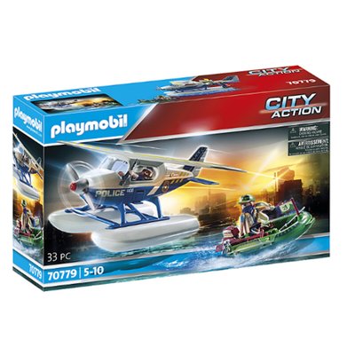Hydravion de police et bandit PLAYMOBIL
