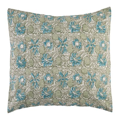 Housse de coussin JUNGLE en coton BLANC D’IVOIRE