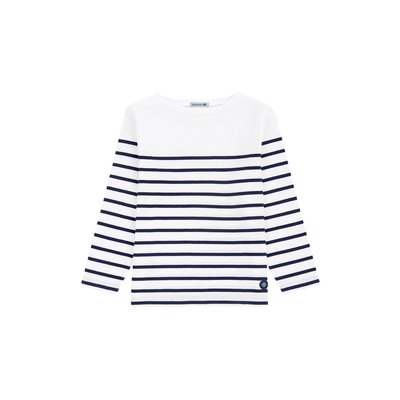 Marinière col bateau en coton léger KIDS ARMOR-LUX