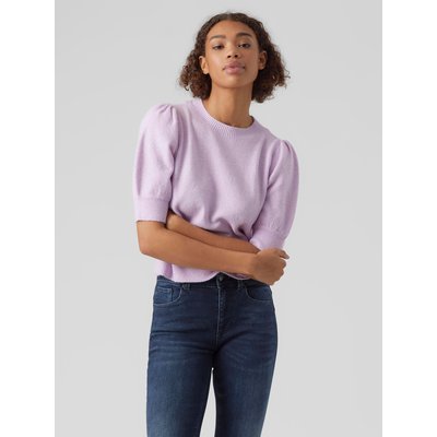 Pull col rond manches 3/4 VERO MODA