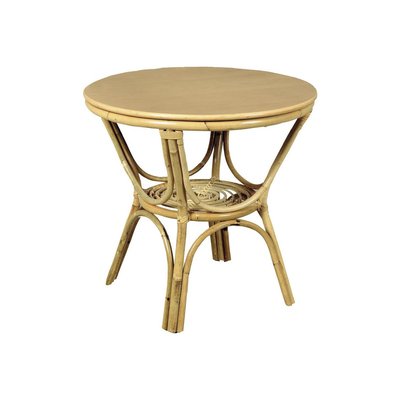 Table en rotin et dessus stratifié AUBRY GASPARD