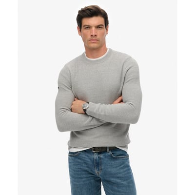 Pull col rond texturé SUPERDRY