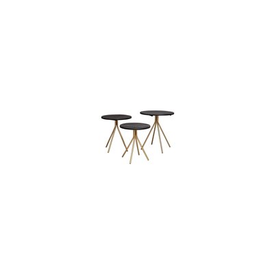 Lot de 3 tables d'appoint en bois SUPREMES CHEHOMA