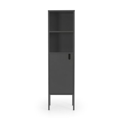 Colonne de rangement en bois 1 porte 2 niches H152cm - UNO TENZO