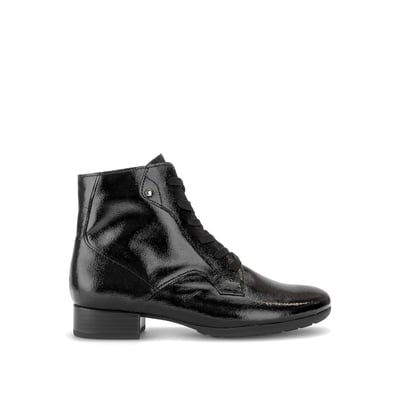 Bottines en cuir verni à talon décroché GABOR