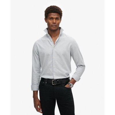 Chemise habillée en coton à manches longues SUPERDRY