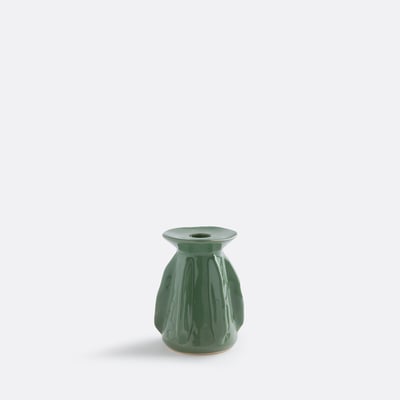 Bougeoir en céramique texturée H12 cm, Ilia LA REDOUTE INTERIEURS