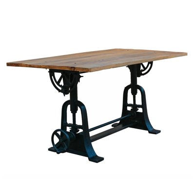 Table en bois massif de style industriel - DRAW MATHI DESIGN