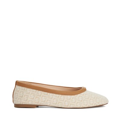Ballerines à bordure avec logo monogrammé - HONESTLY DUNE LONDON