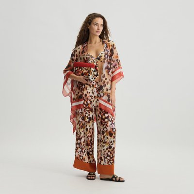 Pantalon en satin imprimé LIU JO