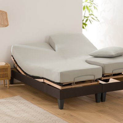 Drap housse uni coton bio, lit articulé, Scenario LA REDOUTE INTERIEURS