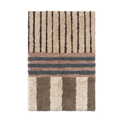 Tapis rectangulaire en coton Earth COLOR ON LORENA CANALS
