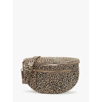 Sac banane Velvet Leopardo cuir MILANO