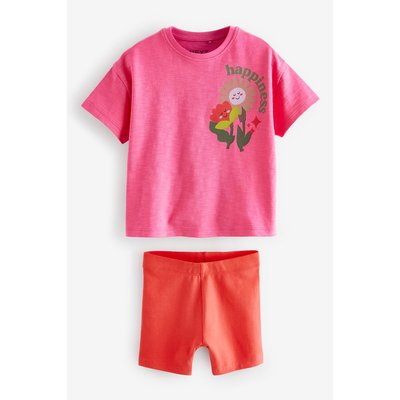 T-Shirt et short cycliste, ensemble NEXT