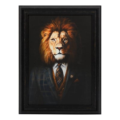 Toile imprimée encadrée portrait animal RICHA ATMOSPHERA