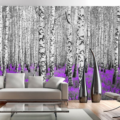 Papier peint intissé panoramique Paysage Purple asylum EDEN