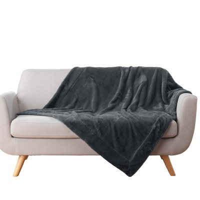 Plaid a poils doux Caresses DOUCEUR D'INTÉRIEUR