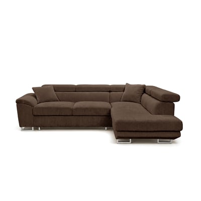 Canapé d'angle droit 5 places convertible, BAOJI LISA DESIGN