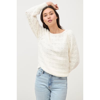 Pull manches longues col bateau BONOBO