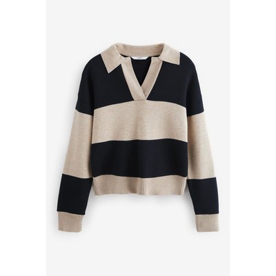 Sweat polo confortable doux avec col NEXT