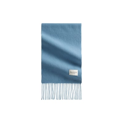 Écharpe en laine tissée avec de longues franges MARC O'POLO