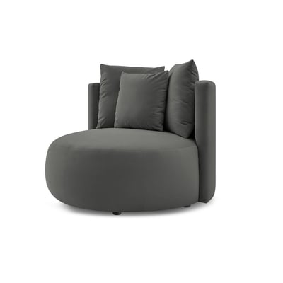 Fauteuil velours, CESAR BOBOCHIC