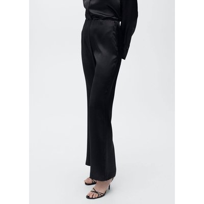 Pantalon droit satiné MANGO