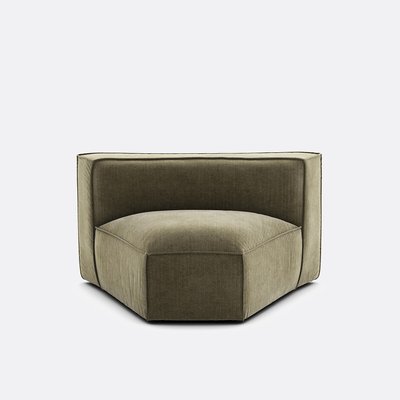 Angolo aperto modulabile, velluto vintage, Seven LA REDOUTE INTERIEURS