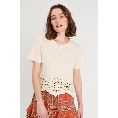 T-shirt broderie anglaise CACHE CACHE
