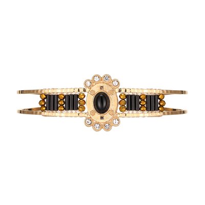Bracelet ajustable jonc avec perles BRILLANT HIPANEMA