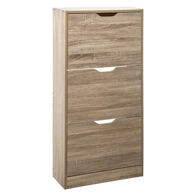 Armoire à chaussures bois 3 tiroirs moutarde ATMOSPHERA