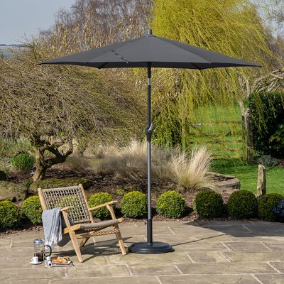 Riva Round Aluminium Garden Parasol 2.5m SO'HOME