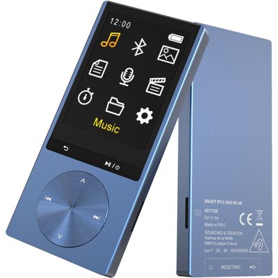 Lecteur MP4 Enjoy BT-C 8Go Bleu 2024 ESSENTIEL B