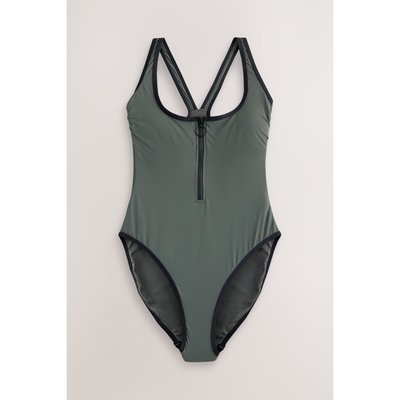 Maillot de bain gainant ventre plat zippé NEXT