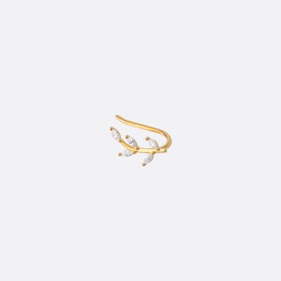 Boucles d'oreilles dorées acacia - KIND OF THINGS CAROLINE NAJMAN