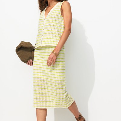 Jupe midi en tricot PROMOD