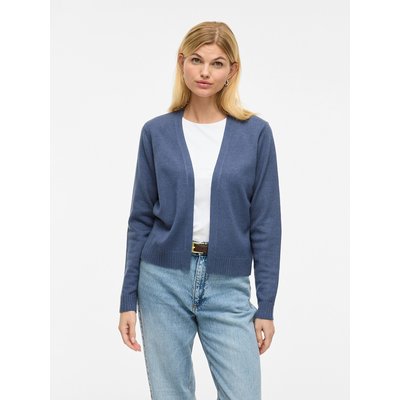 Kurze Strickjacke ohne Verschluss VILA