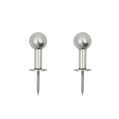 Lot de 2 patères en acier Ball dia 2 cm HOUSE DOCTOR